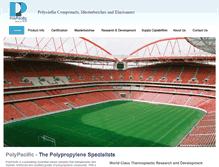 Tablet Screenshot of polypacific.com.au